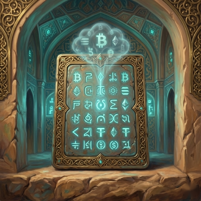 A painted vessel of intent — the moment the AI receives your swap request.